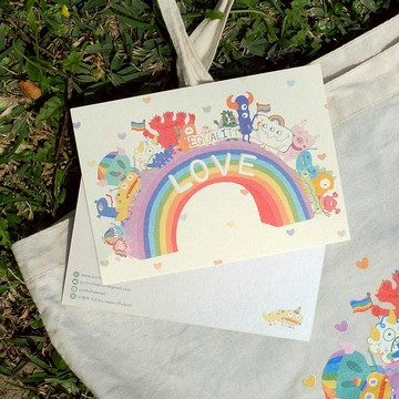 明信片 | 怪獸彩虹橋