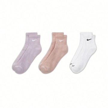 [ACS] Nike 襪子 Everyday 男女款 粉 紫 白 短襪 厚底 三雙入 三色 SX6890-990