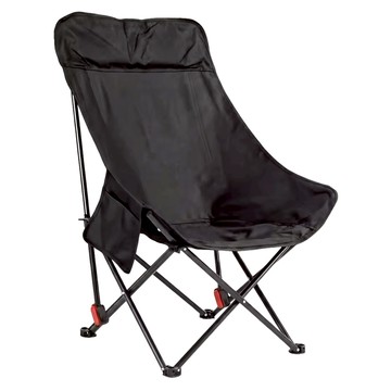 MP 三檔折疊高背月亮椅  曜石黑  1個