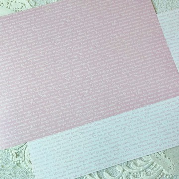English letter pearl paper