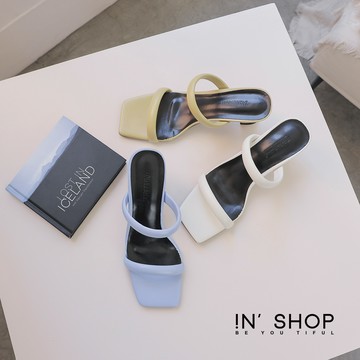 瑕疵鞋-澎澎雙帶中跟涼鞋【DF30120】