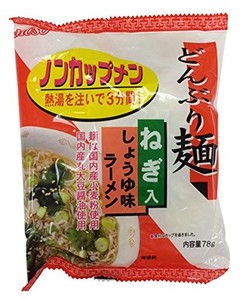 ムソー どんぶり麺・しょうゆ味ラーメン 78G×4袋