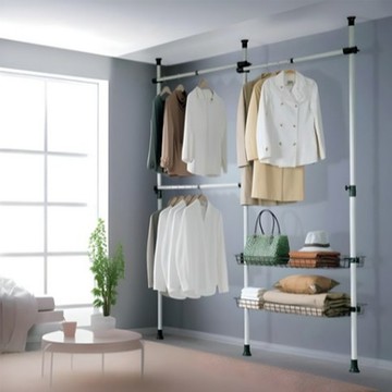 GAHWA HOME SYS. 收納籃衣架 N3LB3302 基本款 3層  250 x 205cm  混和顏色