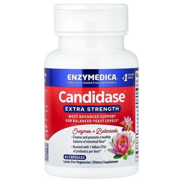 Enzymedica, Candidase，特強型，42 粒膠囊