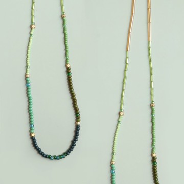 野橘之歌Wild Citrus Song | 手工串珠項鍊