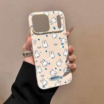 隔日到貨 iphone手機殼/可愛米菲兔/適用於蘋果17promax 16Pro 15plus 14 13 12 11防