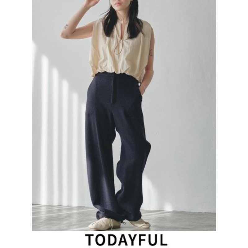 TODAYFUL (トゥデイフル） Drawstring Wool Pants☆ 23秋冬予約2