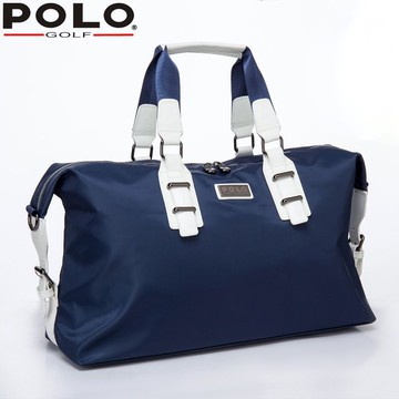 新款高爾夫衣物包 藍配白服裝包  男士手提旅行包