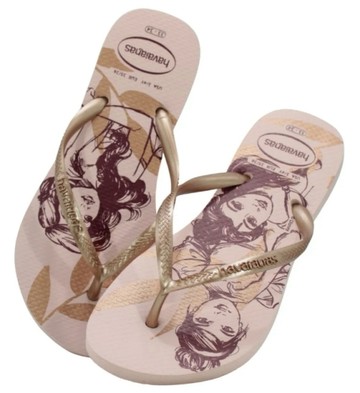 havaianas 哈瓦士 巴西人字拖 女款 Slim princesas 公主粉 迪士尼公主系列 拖鞋 夾腳拖 海灘鞋