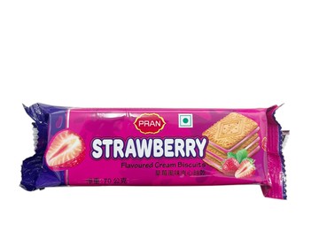 [特價]草莓風味夾心餅乾70克