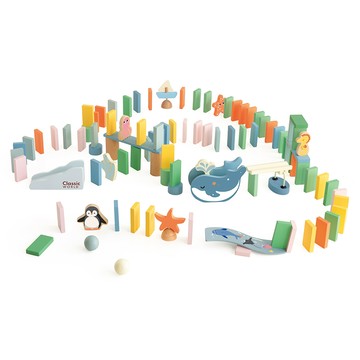 Classic WORLD 客來喜 海洋多米諾骨牌 20220  1組  多色