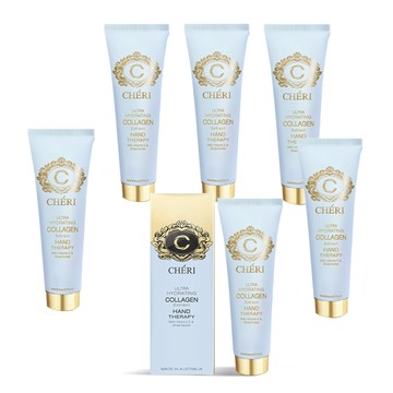【澳洲 Cheri】頂級水潤膠原蛋白萃取護手霜-6入組 75ml/瓶