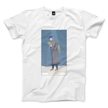 IX | The Hermit - 中性版T恤 - 白