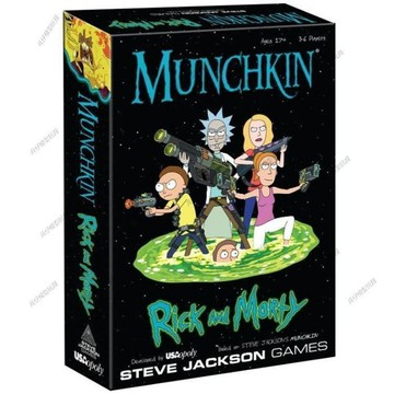 ✨臺灣熱銷✨英文版RICK AND MORTY munchkin card瑞克與莫蒂卡牌撲克桌遊戲