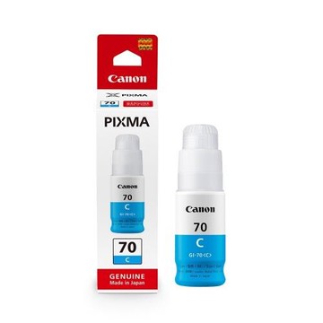 canon gi-70c 原廠連供藍色墨水 適用g5070 / g6070 / g7070