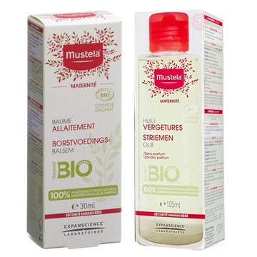 Mustela 慕之恬廊 慕之孕 孕膚油 哺乳照護膏 哺乳霜 孕婦霜 妊娠油 無香 花香 4535