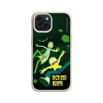iPhone 15 SolidX 貝殼灰 - 瑞克和莫蒂 Rick and Morty - 瑞克和莫蒂-多元宇宙
