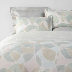 奧可利200織天絲床包兩用被組加大 渲彩