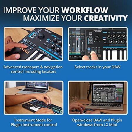 Nektar Impact LX Mini USB MIDI Controller Keyboard with Nektar DAW Integration