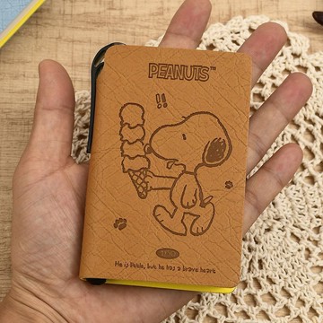 ✨臺灣出貨✨史努比筆記本便攜口袋本高顏值便攜迷你小本子學生記事手賬本
