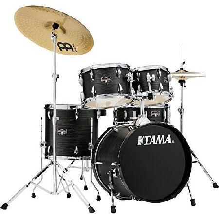 Tama Imperialstar Complete Drum Set 5-Piece 18 Inches Kick Black Oak Wrap