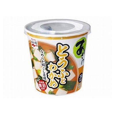 6個セット 永谷園 カップ入生みそしるあさげ とうふわかめ 22.5g x6 代引不可