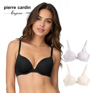 【Pierre Cardin 皮爾卡登】法式簡約集中無痕內衣(2件組)