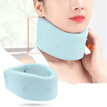 杰恆los1724海綿護頸托弧形內置圓孔透氣居家辦公室防低頭舒適支撐護脖頸套