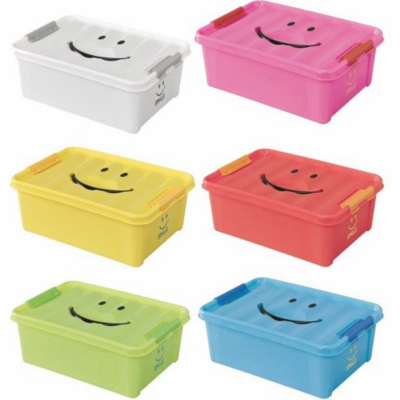 収納ケース 収納ボックス プラスチック ふた付き フタ付 押入れ収納 衣類収納 クリアボックス おもちゃ箱 ボックス ポリプロピレン スマイルボックス Sサイズ 通販 Lineポイント最大0 5 Get Lineショッピング