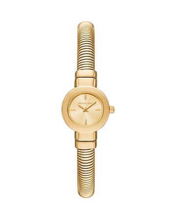 Michael Kors Gramercy Two-Hand Gold-Tone Stainless Steel Watch, 21mm