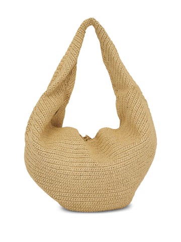 KHAITE - The Large Olivia raffia shoulder bag - women - Raffia - One Size - Neutrals