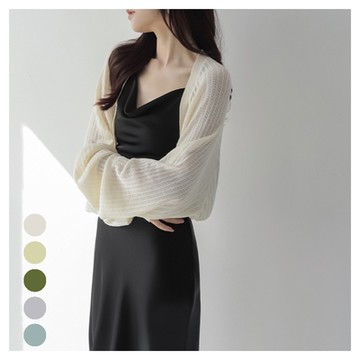 【Lockers 木櫃】桑蠶絲針織開衫 L113051303