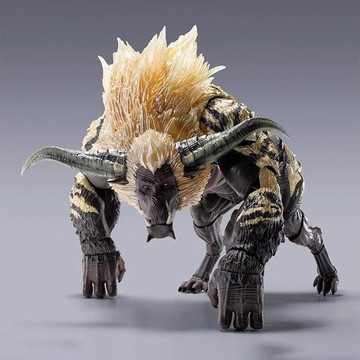 萬代SHM魔物獵人激昂金獅子 手辦 模型 拉加恩 團長 成品模型 魔物獵人 激昂金獅子 遊戲周邊 桌面擺件 王八拳 禮物