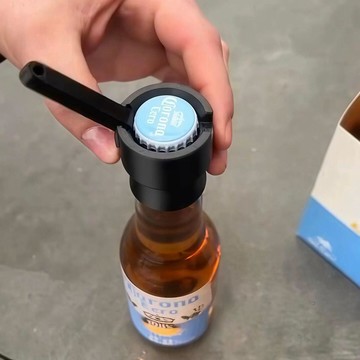 桃園出貨✨【瓶蓋直接起飛】啤酒開瓶器創意3D打印酒起子趣味彈射蓋子啓瓶器