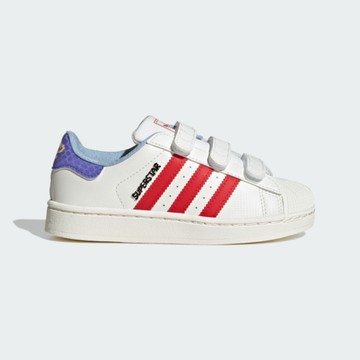 Adidas 愛迪達 Superstar II CF C [JR8002] 中童 運動休閒鞋 舒適 白 紅 紫