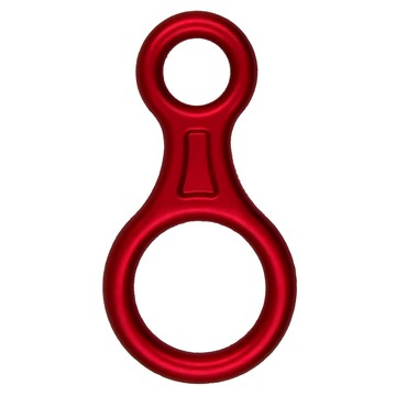 TUPA 拓攀 八字環下降器 尺寸: 8字環4.4cm*7.4cm/120g  14.4 x 7.4cm  寶石紅  1個