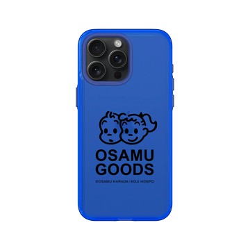 iPhone 15 Pro Max Clear 激光藍 - OSAMU GOODS - 經典系列-LOGO