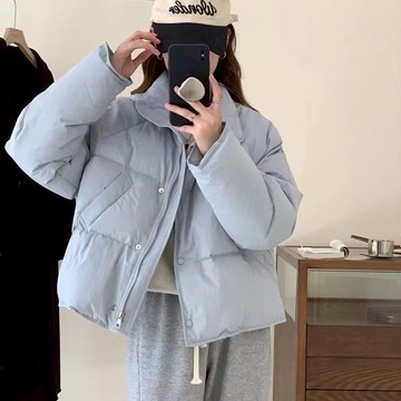 【JDUDS】【現貨快發】冬季時尚短版甜美羽絨棉外套 麵包服羽絨棉外套 立領外套 澎澎外套 保暖外套 厚外套 男女外套