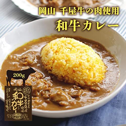 岡山県名産黒毛和牛千屋牛使用のご当地カレー(200g)