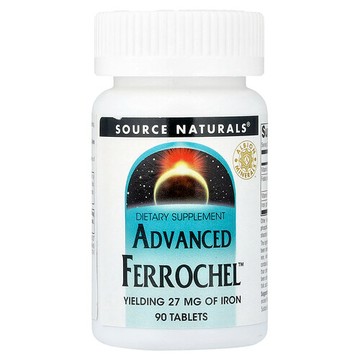 Source Naturals, Advanced Ferrochel™，90 片