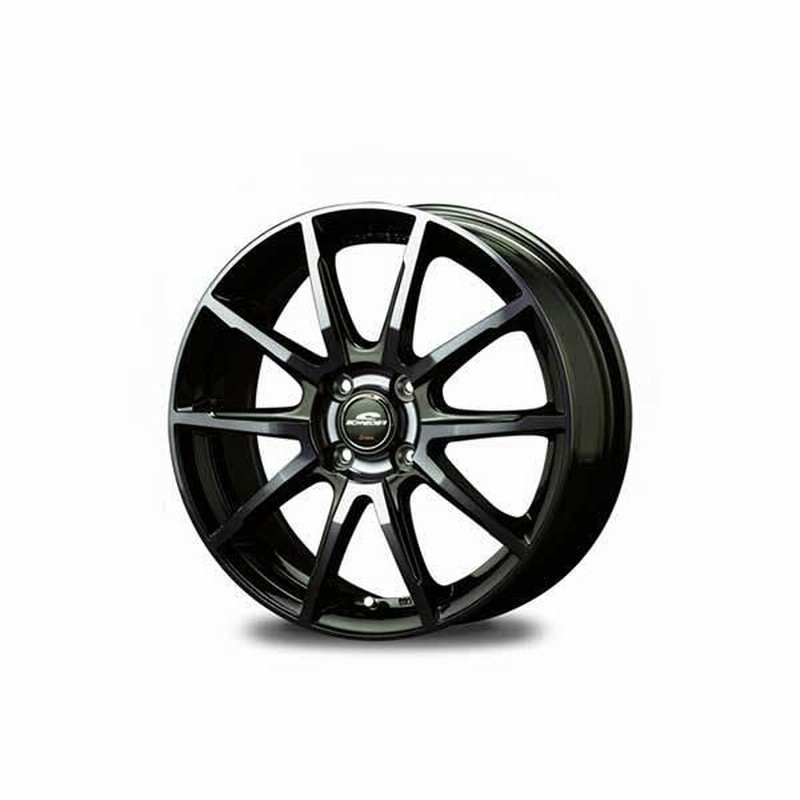 SCHNEIDER/DR-01 リーフ ZE1 純正17インチ アルミホイール4本セット【16×6.5J 5-114.3 INSET48  ブラックポリッシュ＋ダークブルークリア】 | LINEショッピング