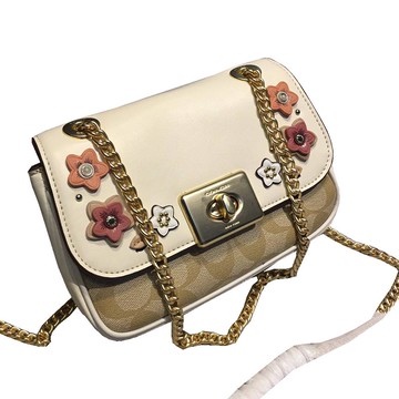 限時 滿3千賺10%點數↘ | ~雪黛屋~COACH 斜側包超小容量附長背帶國際正版保證進口防水防刮皮革品證購證塵套提袋等候10-15日C730571