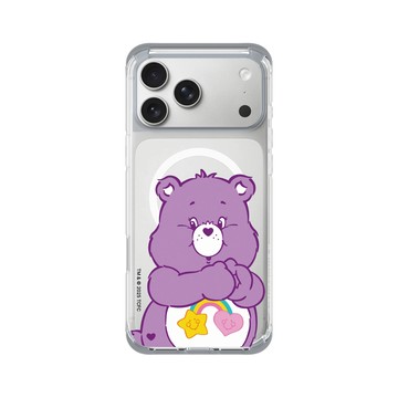 iPhone 17 Pro Max ClearX (MagSafe 兼容) 霜透灰 - Care Bears - Best Friend Bear