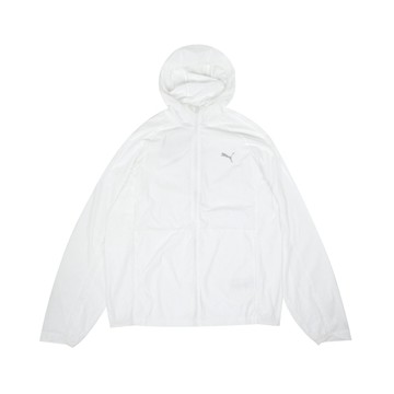 PUMA 外套 跑步系列 白色 輕量 連帽 風衣外套 男 52798102