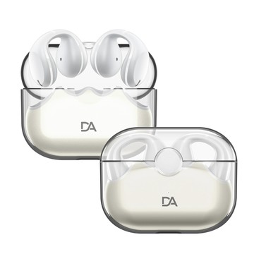DA Air Pro 6 V5.2耳夾式藍牙耳機 HiFi高音質/智能降噪 運動型耳機(天使白)