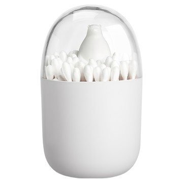 iSFun 四季變化 桌上收納防塵棉花牙籤筒  1個  白熊