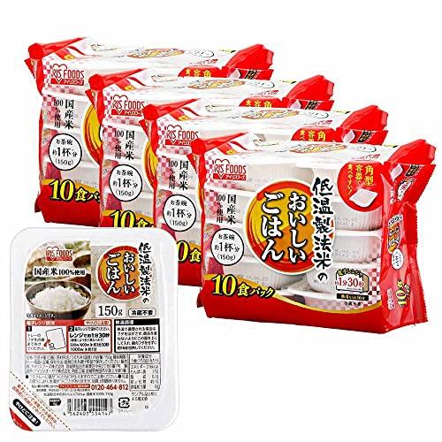 アイリスオーヤマ パックご飯 150g x 40 個 国産米 100% 低温製法米 非常食 米