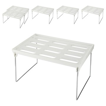 KEYWAY 聯府 柏林方形收納架收納層架 30.9 x 18.2 x 20.3cm  白色  6個