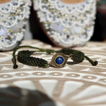 印度丨民族編織手環-蛇眼
