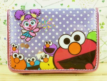 【震撼精品百貨】Sesame Street_芝麻街~票夾/證件套-打開